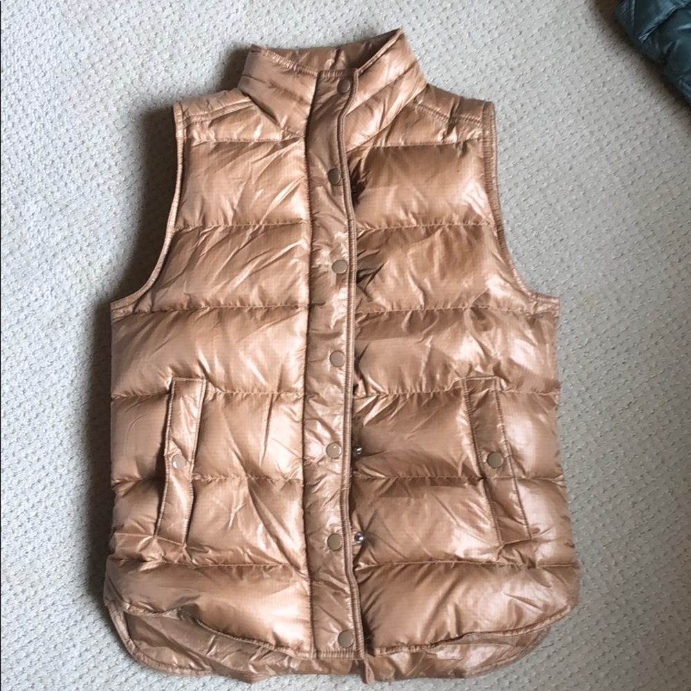 J. Crew down filled nylon vest